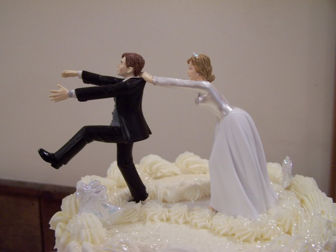 funny-wedding-cake-topper-remarkable-and-no-running-again-funny-wedding